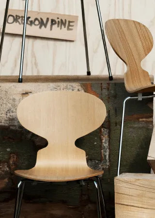 3101 Myren Stol i natur finer af Arne Jacobsen - 2 - Jacobsen Plus