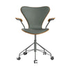 Elm - Concrete Grey læder - Silver Grey stel