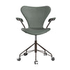 Concrete Grey læder - Brown Bronze stel