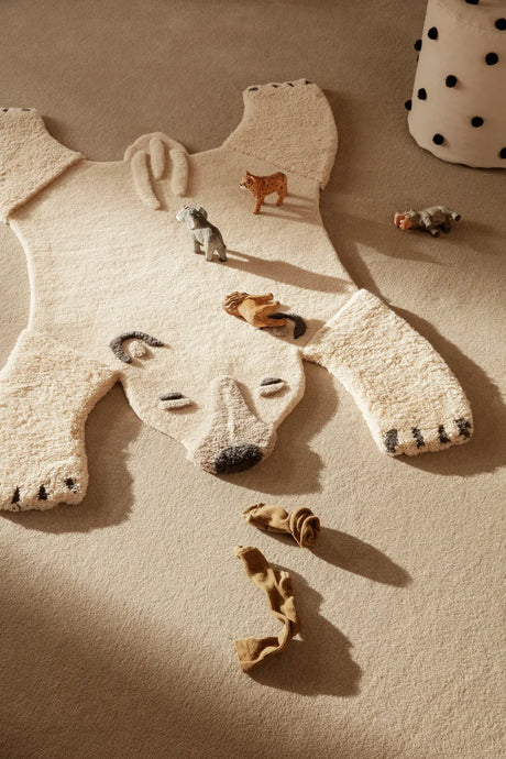 Polar Bear Tufted Rug fra Ferm Living - 2 - Jacobsen Plus