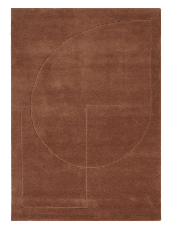 Lineal Poem Tæppe, Amber fra Linie Design