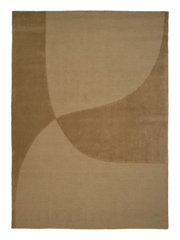 Split Plains Tæppe, Mustard fra Linie Design