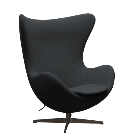 3316 Ægget loungestol, stel i brown bronze af Arne Jacobsen - Christianshavn - 1174 Dark Grey - Jacobsen Plus