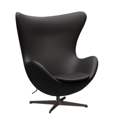 3316 Ægget loungestol, stel i brown bronze af Arne Jacobsen