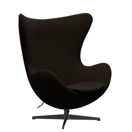 3316 Ægget loungestol, stel i sort af Arne Jacobsen - Hallingdal - 370 Black/Brown - Jacobsen Plus