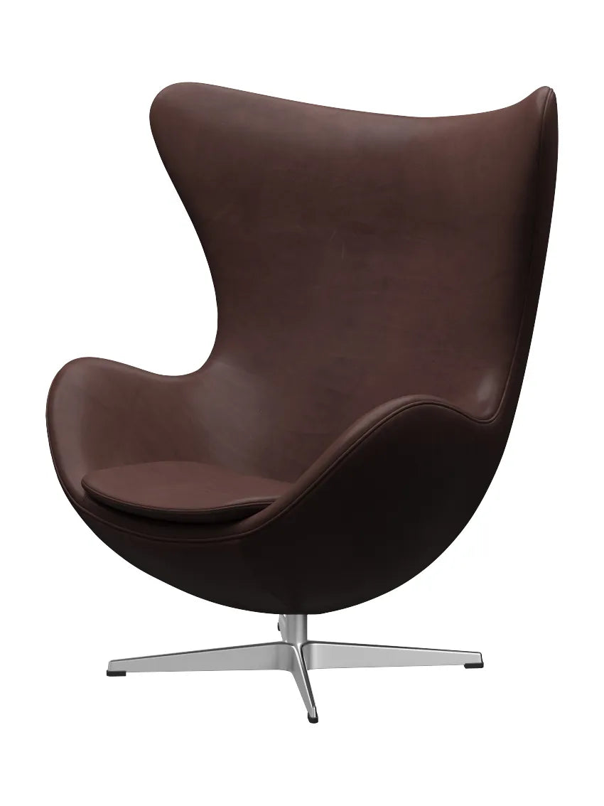 3316 Ægget af Arne Jacobsen læder - Embrace læder / Chokolade - Jacobsen Plus