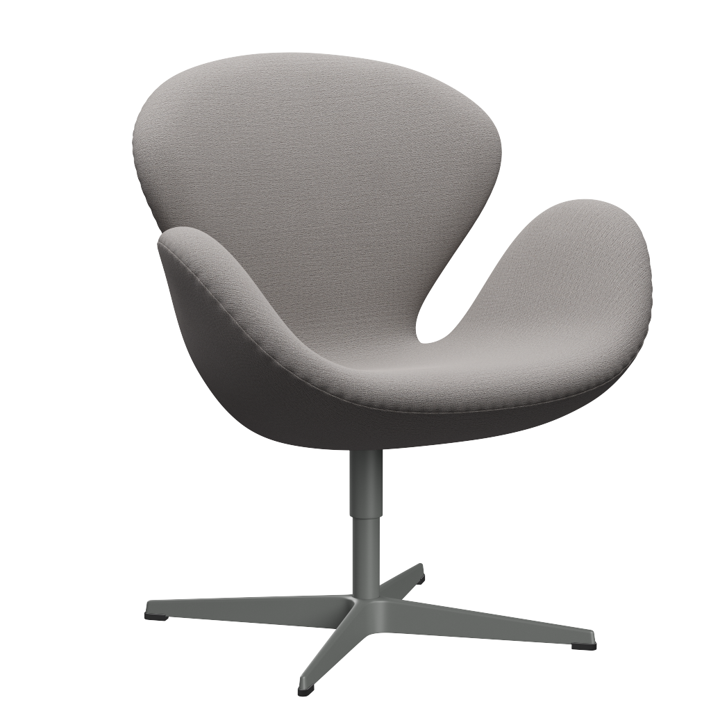 3320 Svanen loungestol, stel i silver grey af Arne Jacobsen - Christianshavn - 1121 Beige - Jacobsen Plus