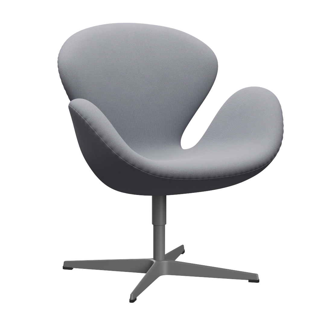 3320 Svanen loungestol, stel i silver grey af Arne Jacobsen - Christianshavn - 1170 Light Grey Uni - Jacobsen Plus