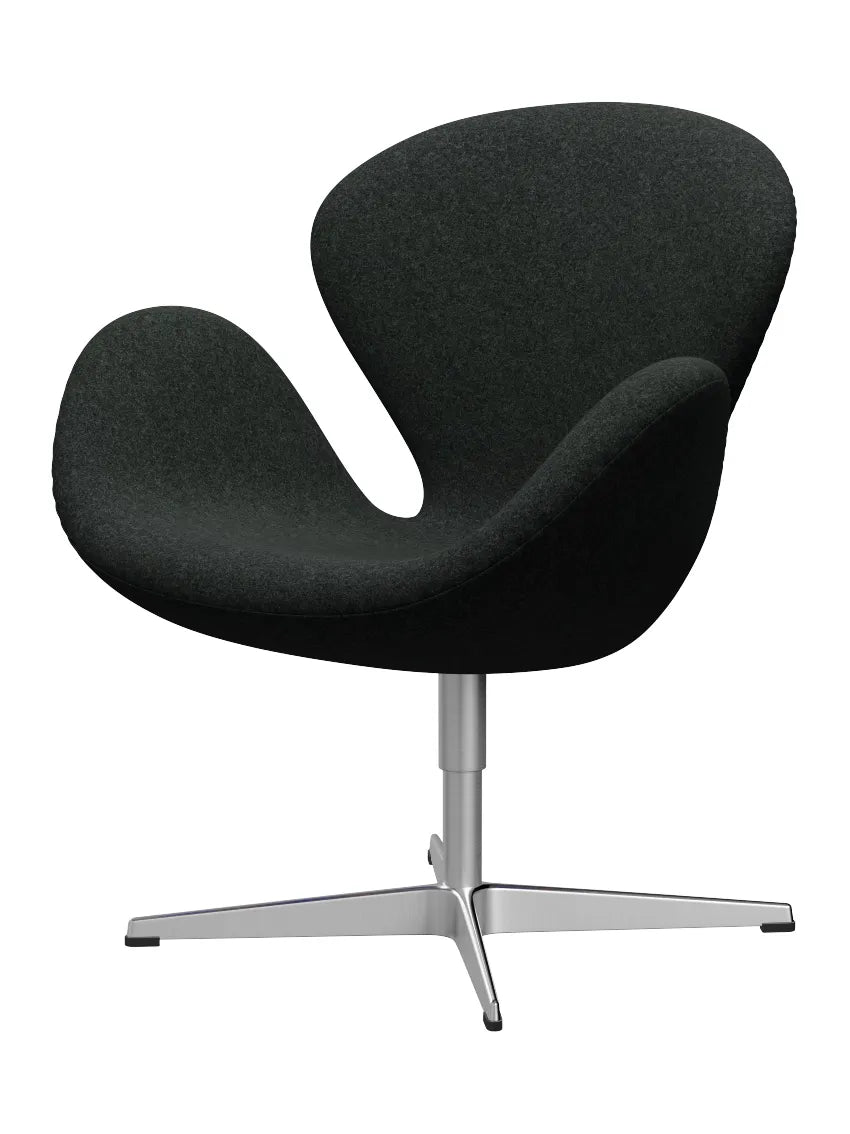 3320 Svanen i stof (prisgruppe 2) af Arne Jacobsen - 180 Salt & peber / Divina Melange - Jacobsen Plus