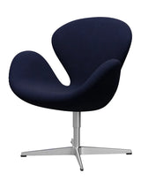 3320 Svanen i stof (prisgruppe 2) af Arne Jacobsen - 787 Mørk Blå / Divina Melange - Jacobsen Plus