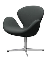 3320 Svanen i stof (prisgruppe 2) af Arne Jacobsen - 171 Mid Grey/Dark Grey / Fiord - Jacobsen Plus