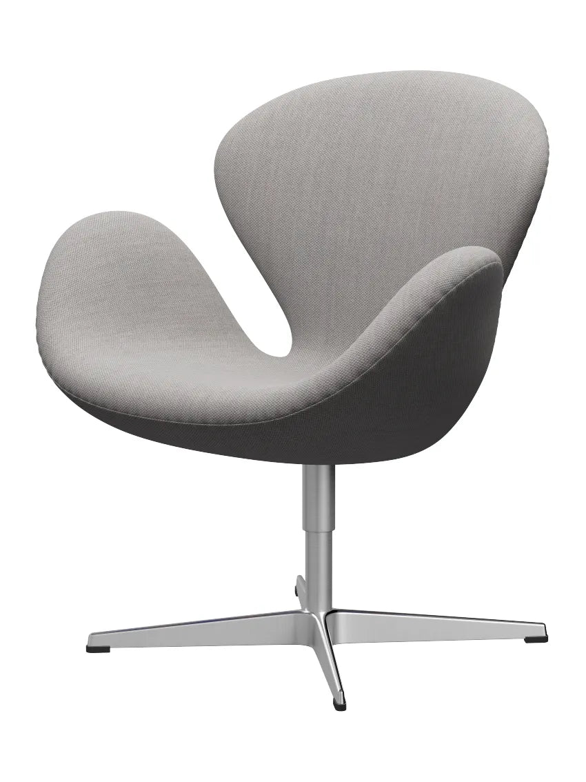 3320 Svanen i stof (prisgruppe 2) af Arne Jacobsen - 251 Stone/Stone / Fiord - Jacobsen Plus