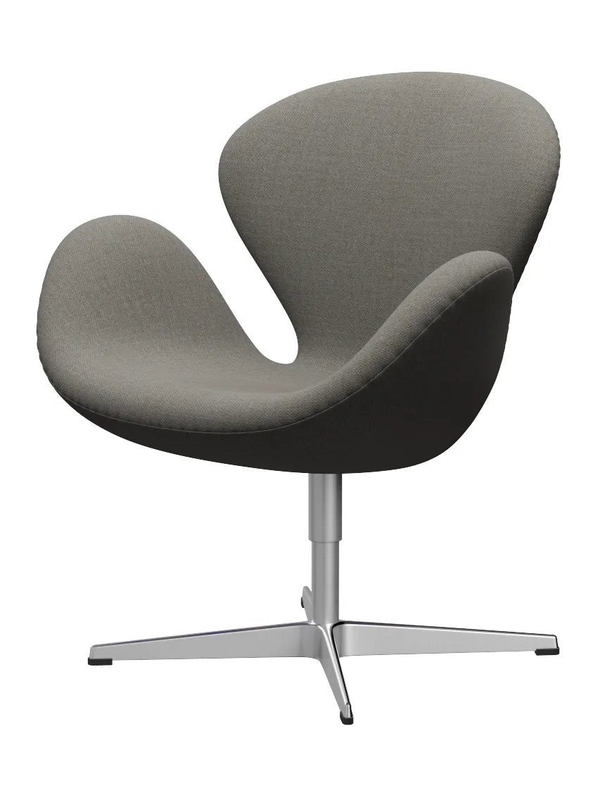 3320 Svanen i stof (prisgruppe 2) af Arne Jacobsen - 351 Grey/Stone / Fiord - Jacobsen Plus