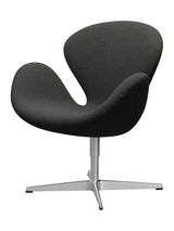 3320 Svanen i stof (prisgruppe 2) af Arne Jacobsen - 391 Sort/Brun / Fiord - Jacobsen Plus