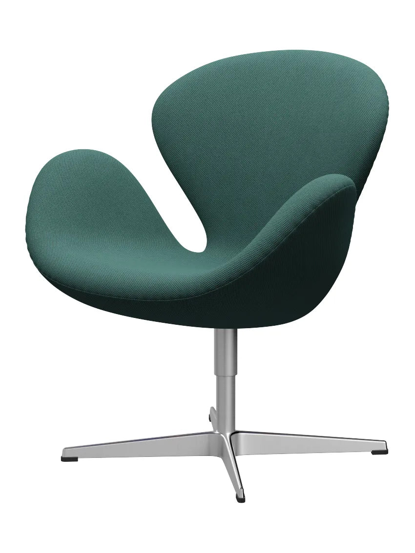 3320 Svanen i stof (prisgruppe 2) af Arne Jacobsen - 862 Grøn / Fiord - Jacobsen Plus