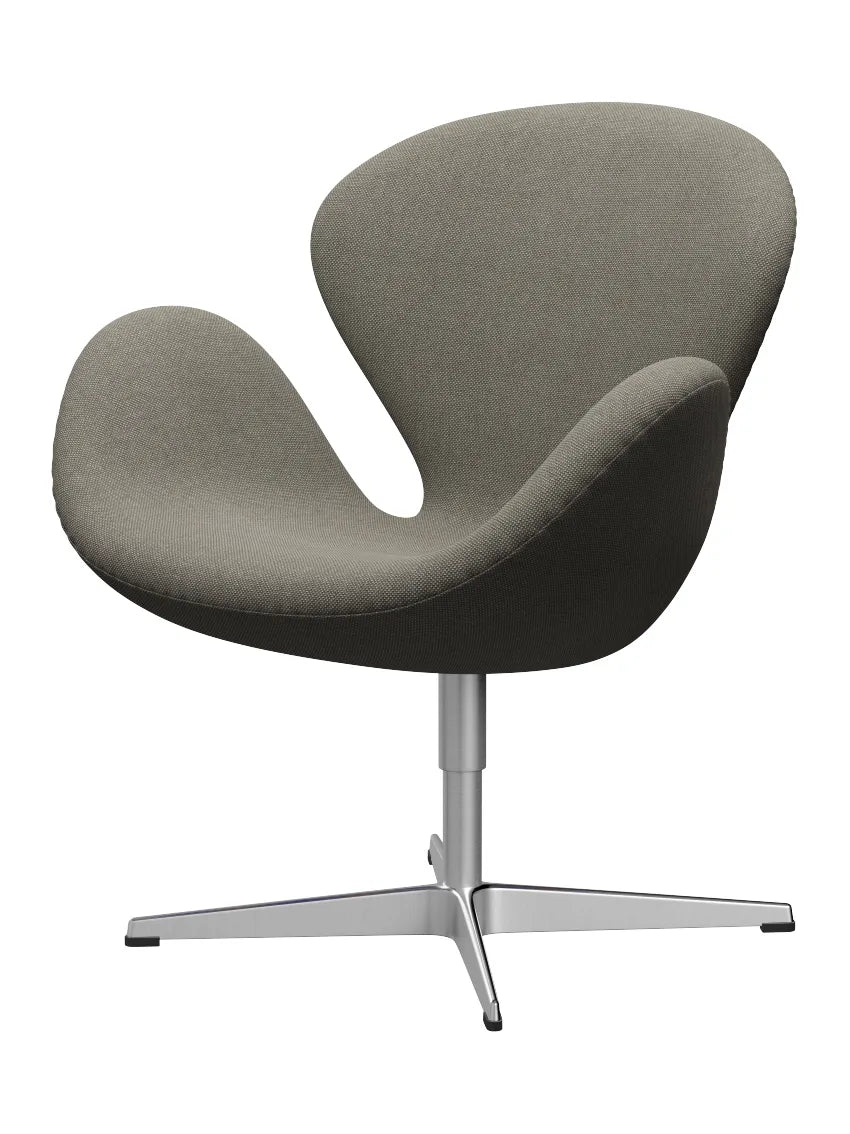 3320 Svanen i stof (prisgruppe 2) af Arne Jacobsen - 123 Beige / Hallingdal - Jacobsen Plus