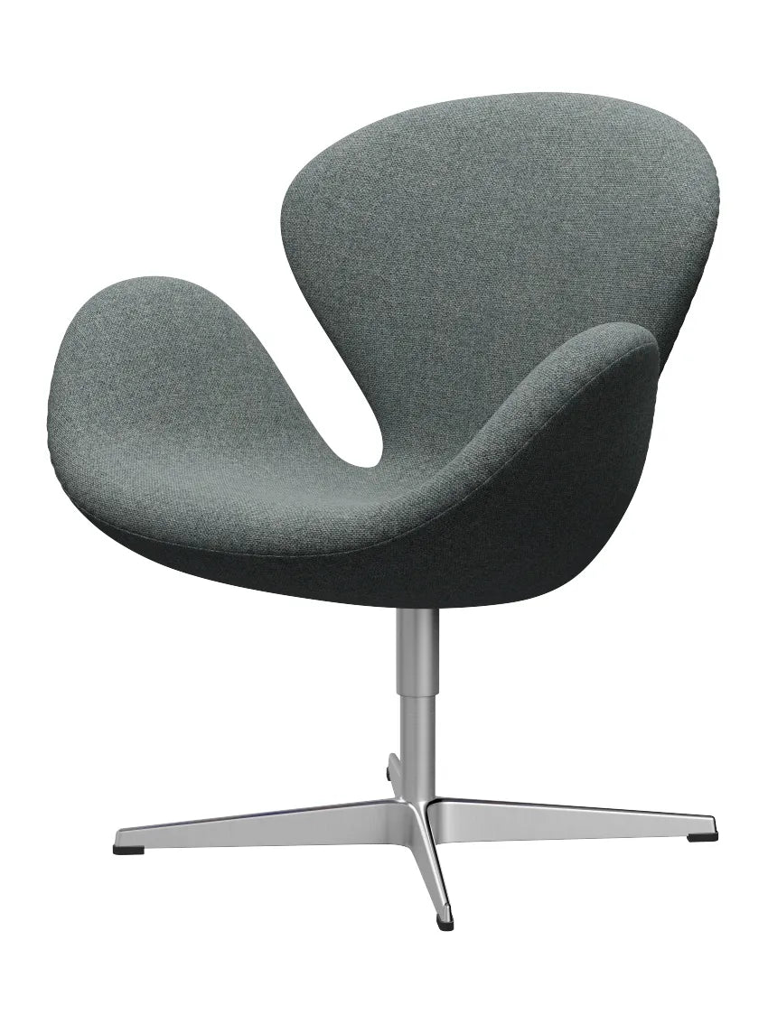 3320 Svanen i stof (prisgruppe 2) af Arne Jacobsen - 130 Grå / Hallingdal - Jacobsen Plus