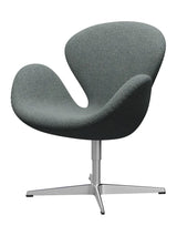 3320 Svanen i stof (prisgruppe 2) af Arne Jacobsen - 130 Grå / Hallingdal - Jacobsen Plus