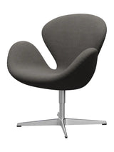 3320 Svanen i stof (prisgruppe 2) af Arne Jacobsen - 143 Grey/Dark / Hallingdal - Jacobsen Plus
