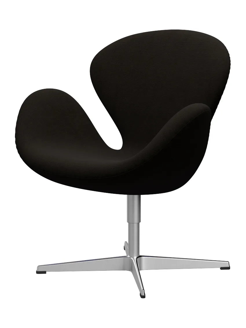 3320 Svanen i stof (prisgruppe 2) af Arne Jacobsen - 390 Mørk brun / Hallingdal - Jacobsen Plus