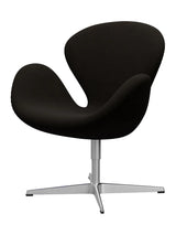 3320 Svanen i stof (prisgruppe 2) af Arne Jacobsen - 390 Mørk brun / Hallingdal - Jacobsen Plus