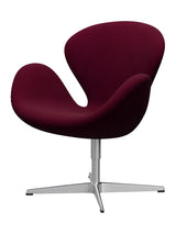 3320 Svanen i stof (prisgruppe 2) af Arne Jacobsen - 563 Mørk rosa / Hallingdal - Jacobsen Plus
