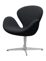 3320 Svanen i stof (prisgruppe 2) af Arne Jacobsen - 968 Purple/Green / Hallingdal - Jacobsen Plus