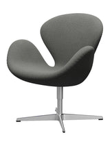 3320 Svanen i stof (prisgruppe 2) af Arne Jacobsen - 158 taupe/natural / Re-wool - Jacobsen Plus