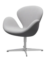 3320 Svanen i stof (prisgruppe 2) af Arne Jacobsen - 105 White & light grey / Steelcut Trio - Jacobsen Plus
