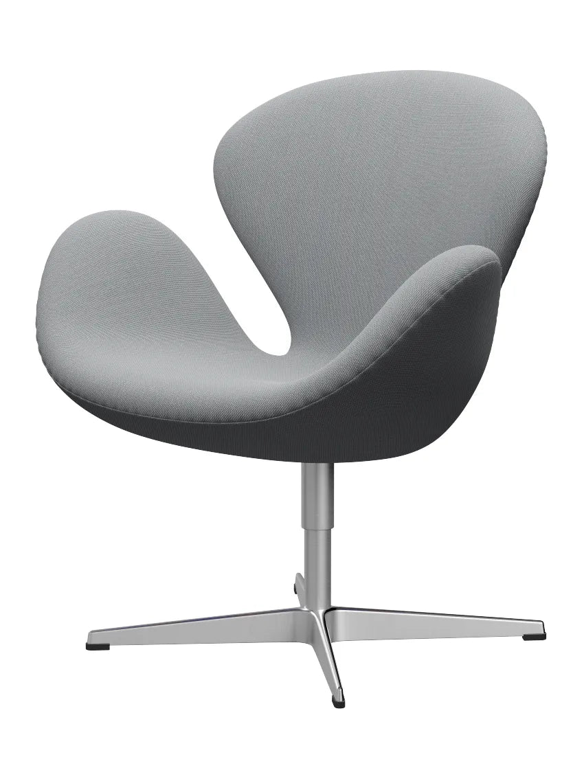 3320 Svanen i stof (prisgruppe 2) af Arne Jacobsen - 113 Lys grå / Steelcut Trio - Jacobsen Plus