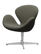 3320 Svanen i stof (prisgruppe 2) af Arne Jacobsen - 266 Grå/Grøn / Steelcut Trio - Jacobsen Plus