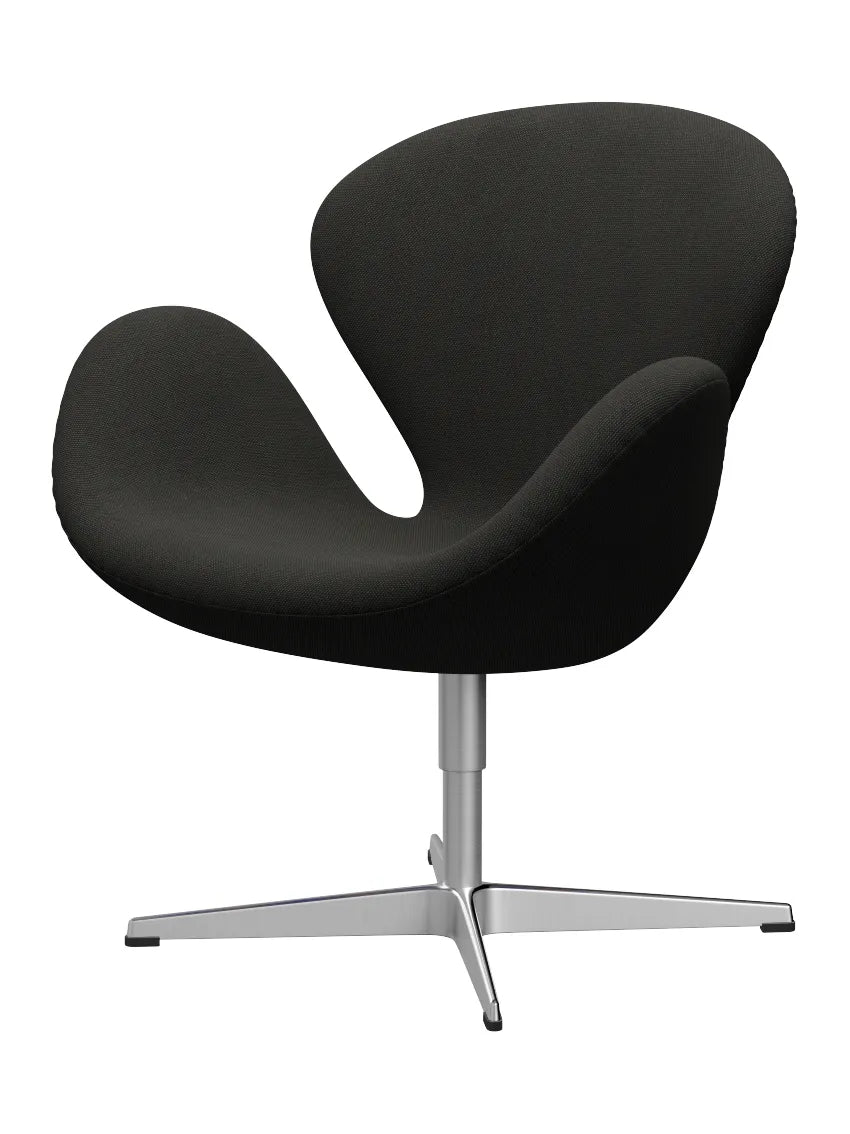 3320 Svanen i stof (prisgruppe 2) af Arne Jacobsen - 383 Mørk brun / Steelcut Trio - Jacobsen Plus