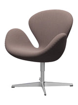 3320 Svanen i stof (prisgruppe 2) af Arne Jacobsen - 416 Orange/Light Grey/Black / Steelcut Trio - Jacobsen Plus