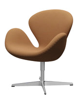 3320 Svanen i stof (prisgruppe 2) af Arne Jacobsen - 436 Camel / Steelcut Trio - Jacobsen Plus