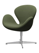 3320 Svanen i stof (prisgruppe 2) af Arne Jacobsen - 946 Støvet Grøn / Steelcut Trio - Jacobsen Plus