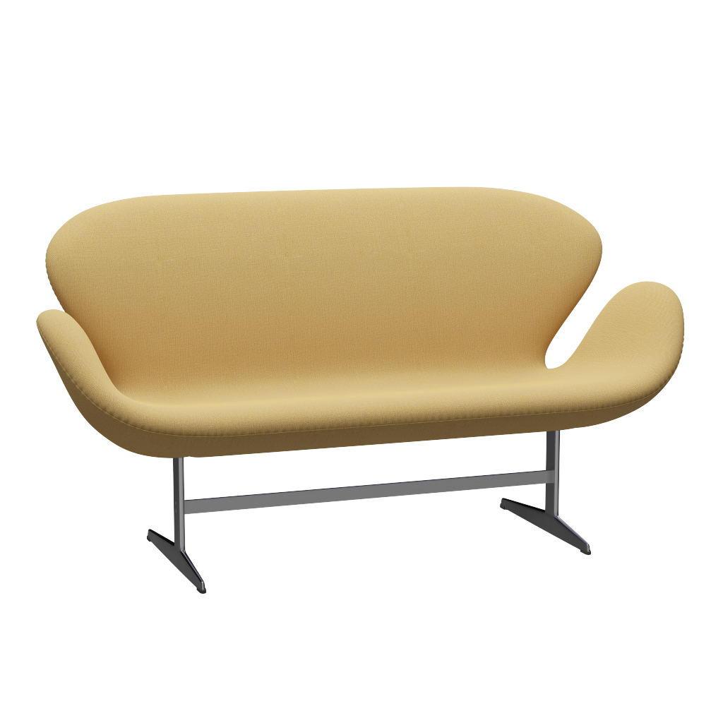 3321 Svanesofa af Arne Jacobsen - Christianshavn - 1110 Yellow - Jacobsen Plus