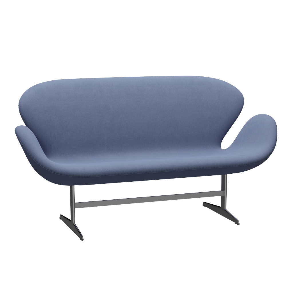 3321 Svanesofa af Arne Jacobsen - Christianshavn - 1151 Light Blue Uni - Jacobsen Plus