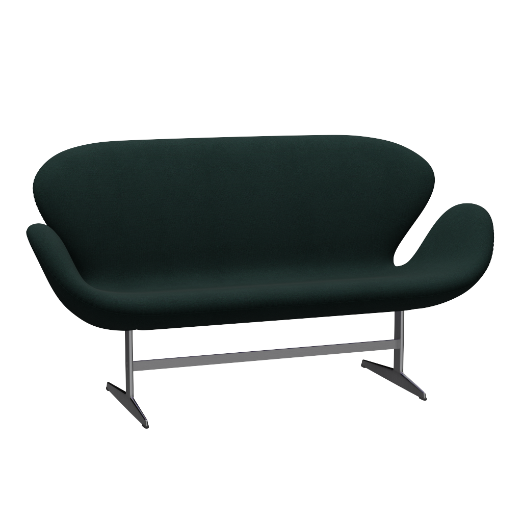 3321 Svanesofa af Arne Jacobsen - Christianshavn - 1161 Dark Green - Jacobsen Plus