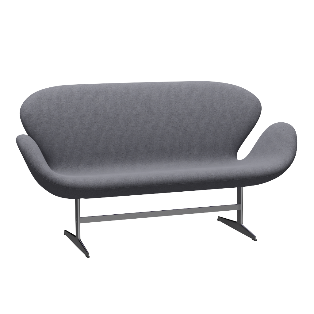3321 Svanesofa af Arne Jacobsen - Christianshavn - 1171 Light Grey - Jacobsen Plus