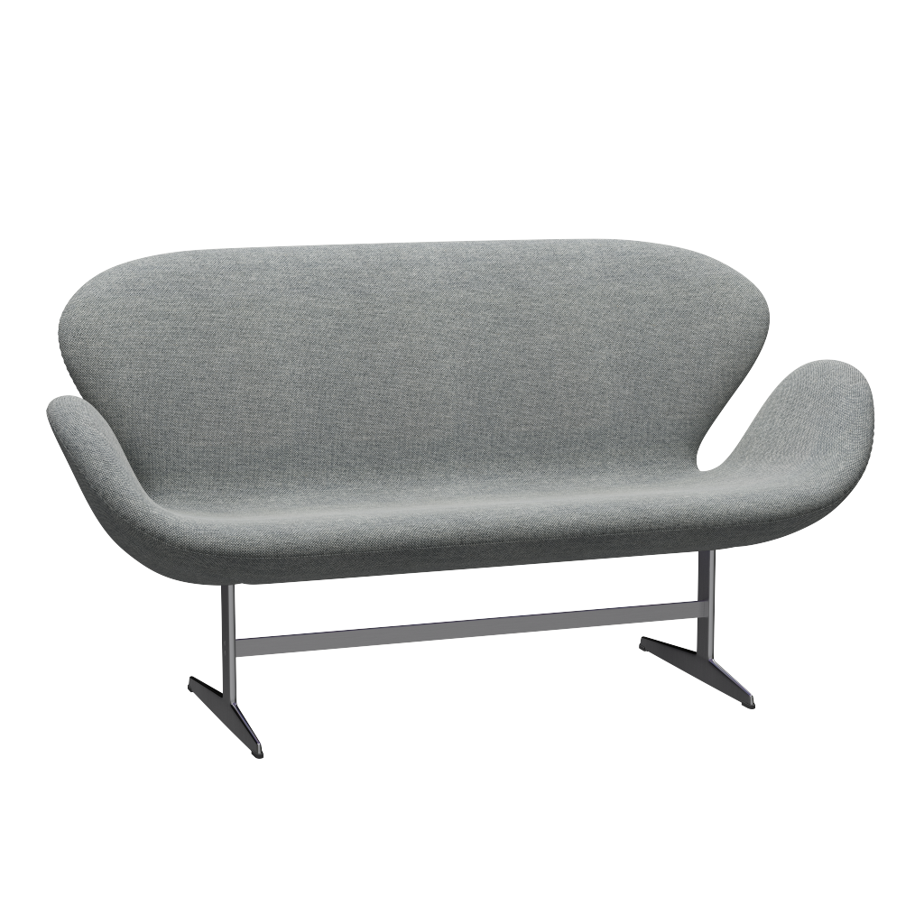 3321 Svanesofa af Arne Jacobsen - Hallingdal - 116 White Grey - Jacobsen Plus