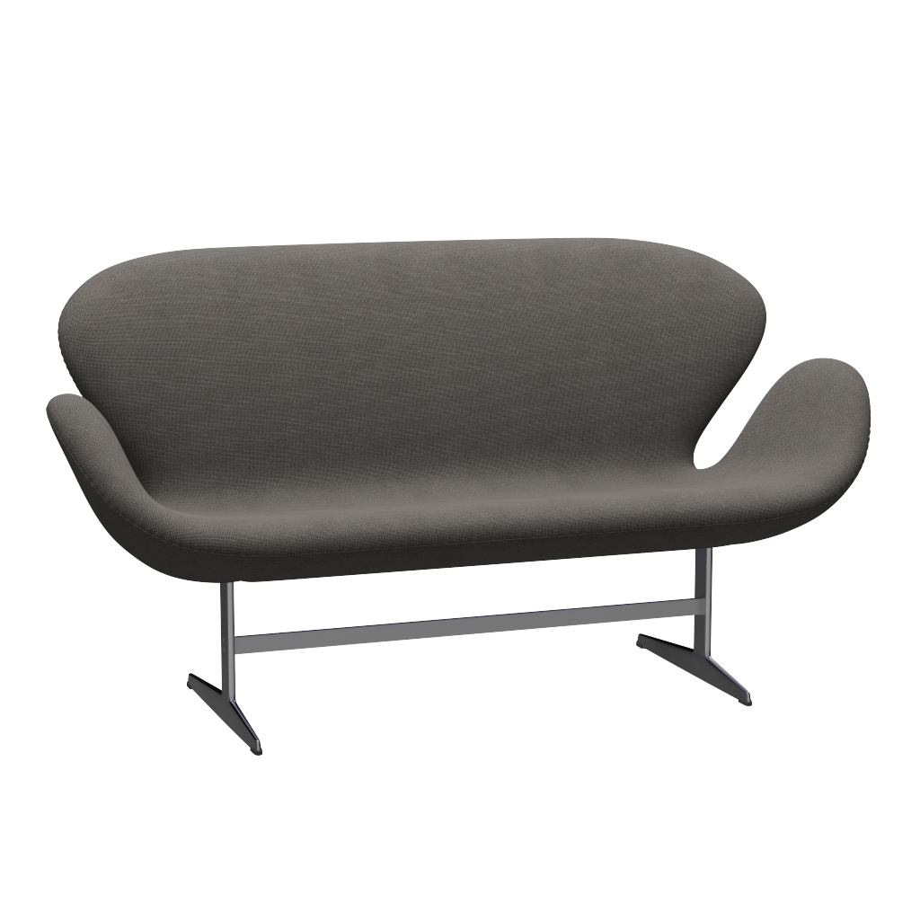 3321 Svanesofa af Arne Jacobsen - Hallingdal - 143 Grey/Dark - Jacobsen Plus
