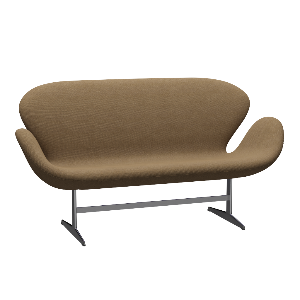 3321 Svanesofa af Arne Jacobsen - Hallingdal - 224 Light Brown - Jacobsen Plus