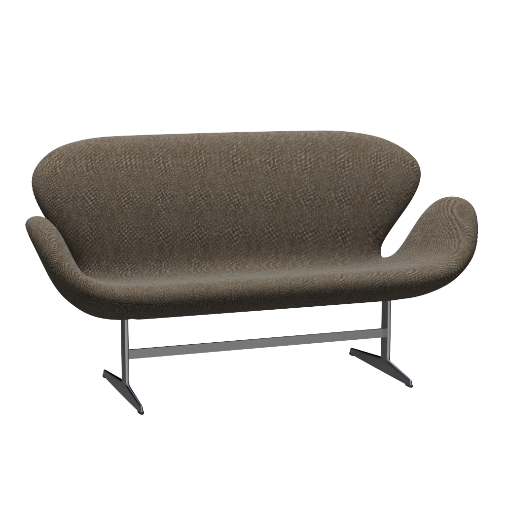 3321 Svanesofa af Arne Jacobsen - Hallingdal - 270 Brown/Grey - Jacobsen Plus