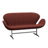 3321 Svanesofa af Arne Jacobsen - Hallingdal - 660 Red/Green - Jacobsen Plus
