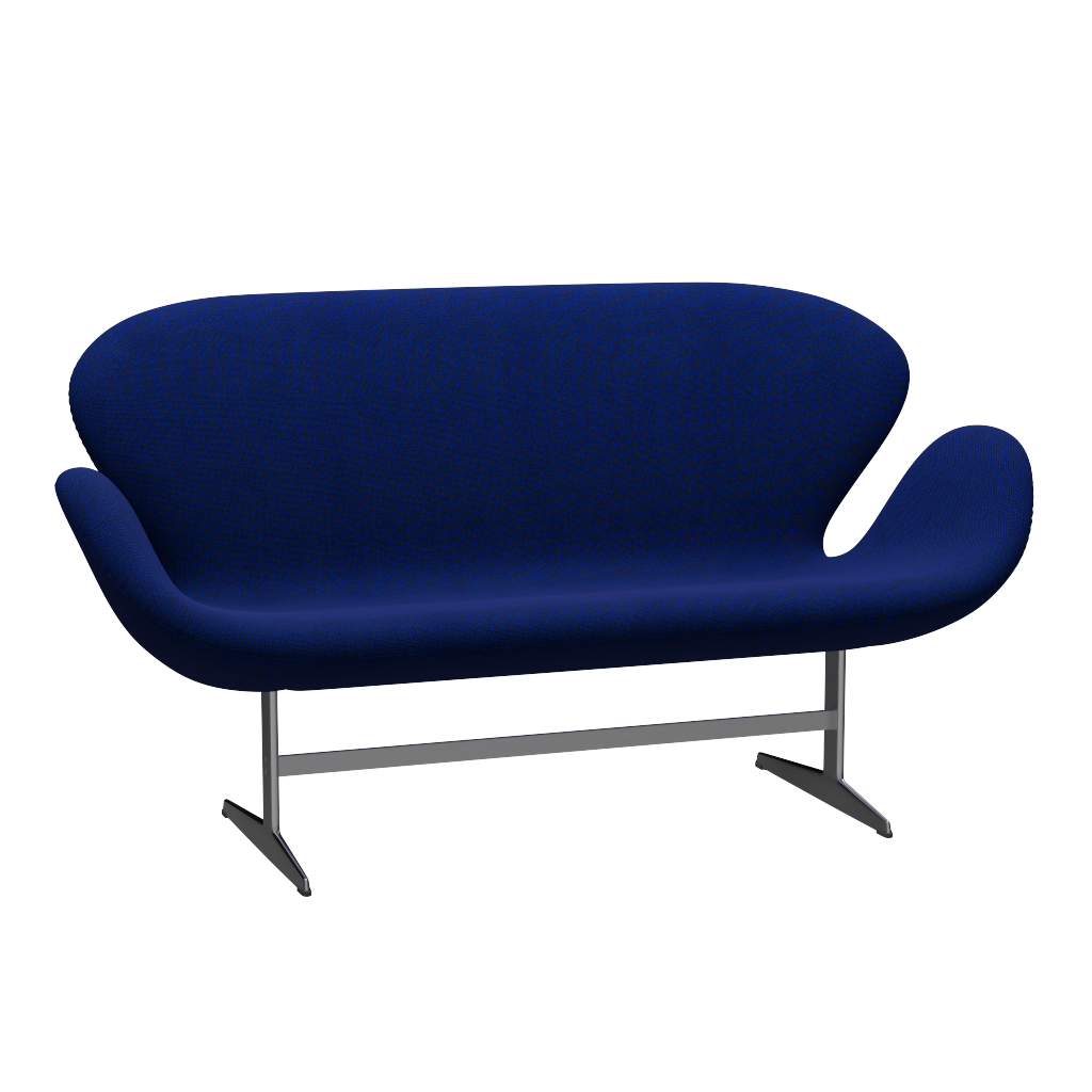 3321 Svanesofa af Arne Jacobsen - Hallingdal - 754 Sea Blue - Jacobsen Plus