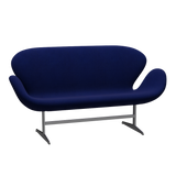 3321 Svanesofa af Arne Jacobsen - Hallingdal - 773 Dark Blue - Jacobsen Plus