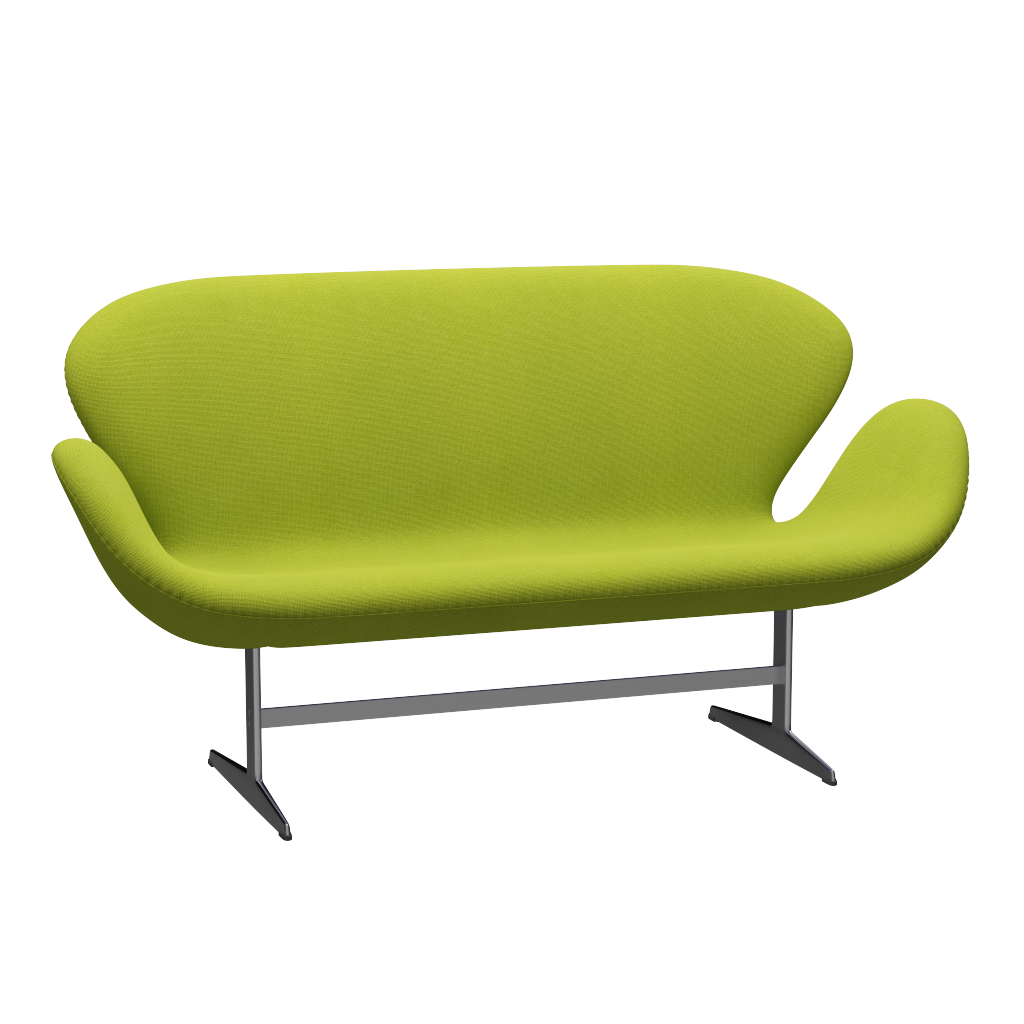 3321 Svanesofa af Arne Jacobsen - Hallingdal - 907 Lime - Jacobsen Plus