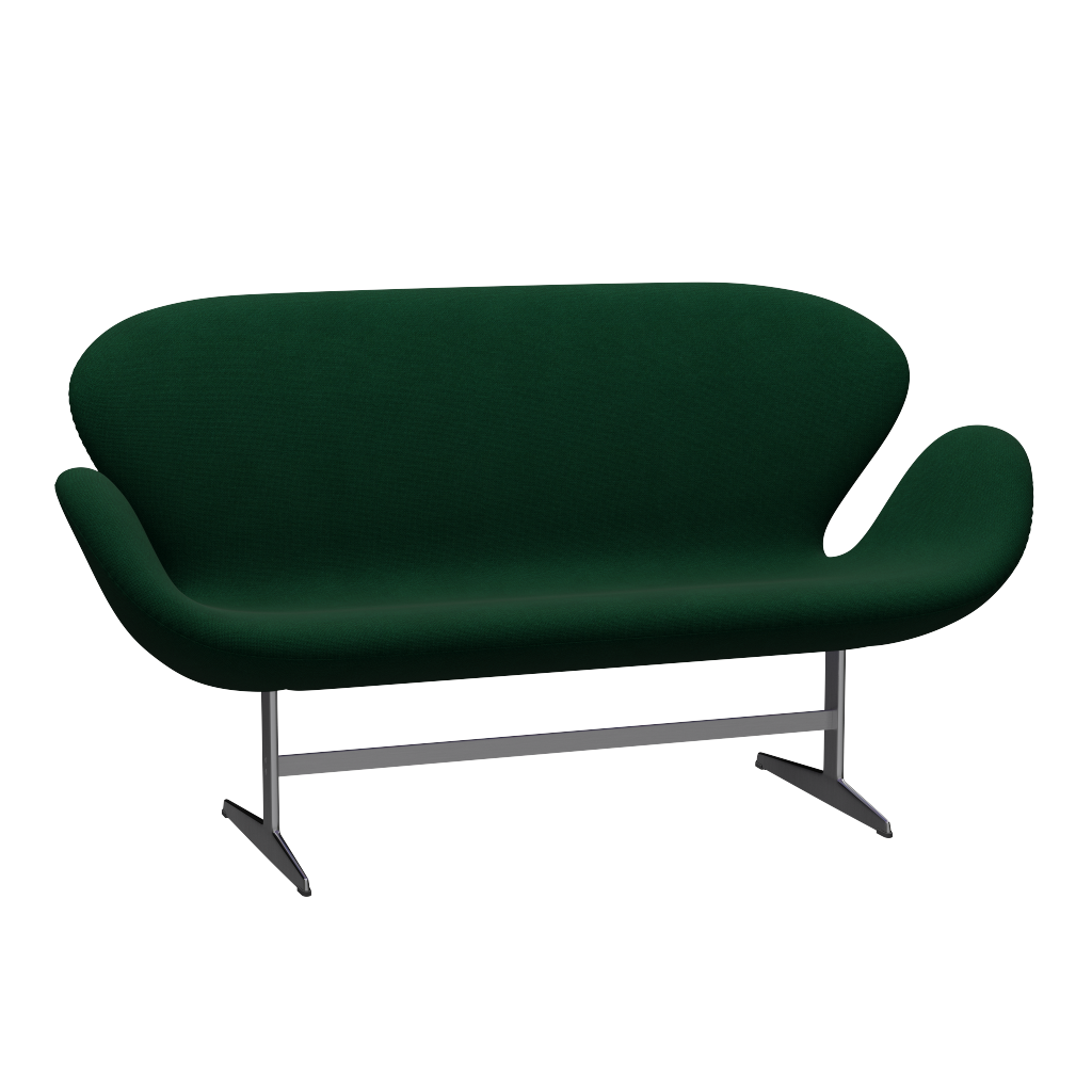 3321 Svanesofa af Arne Jacobsen - Hallingdal - 944 Glass Green - Jacobsen Plus