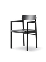 Post Spisebordsstol, eg sort lak fra Fredericia Furniture - 4 - Jacobsen Plus