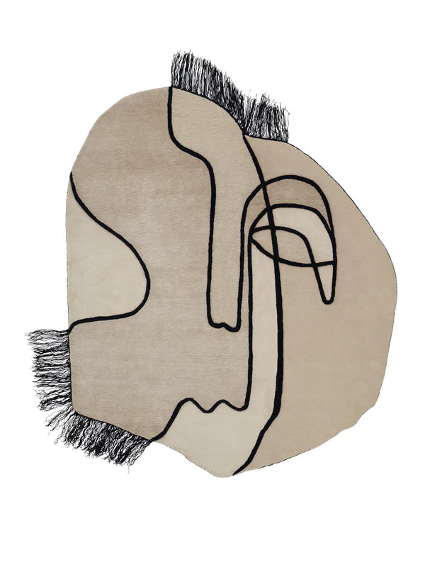 Slanted Self vægtæppe, 190 x 230 cm fra Linie Design